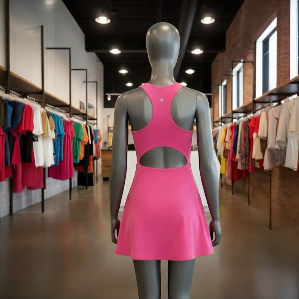Antonio Melani Courtside Athletic Tennis Dress Bright Pink XL NWT - Picture 6 of 11